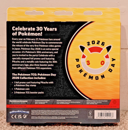 Pokemon TCG Pokemon Day 2026 Collection Box Pikachu Promo Coin 3 Boosters SEALED - Image 4