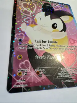Pokemon TCG Emolga Holo Ultra Rare RC23/RC25 Legendary Treasures RC 70 - Image 2