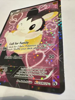 Pokemon TCG Emolga Holo Ultra Rare RC23/RC25 Legendary Treasures RC 70 - Image 3