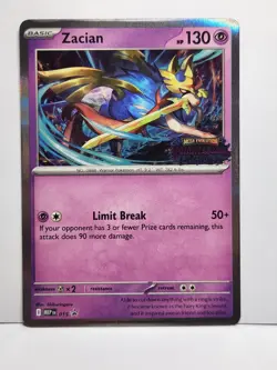 Pokemon Zacian #015 (Prerelease) Promo from Phantasmal Flames, Near Mint (NM) - Image 1