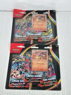 Lot Of 2 - Pokemon TCG Chaos Rising 3-Pack Blister Charmeleon Promo NEW SEALED - Image 1
