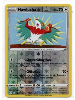 Hawlucha 127/172 Common Brilliant Stars Pokemon Reverse Holo Near Mint - Image 1