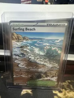 Pokemon TCG Surfing Beach Chaos Rising Secret Rare Full Art Holo - Image 1