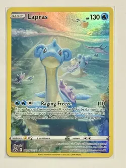 2023 Pokemon Crown Zenith Galarian Gallery Lapras GG05/GG70 Holo Rare NM - Image 1