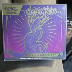 Pokemon TCG Scarlet & Violet Elite Trainer Box Miraidon English 2023 6+ 9 - Image 1