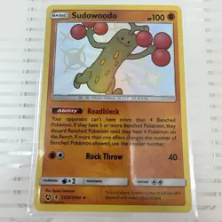 Pokemon TCG Sudowoodo SV20/SV94 SM Hidden Fates 2019 Shiny Vault NM/M - Image 1