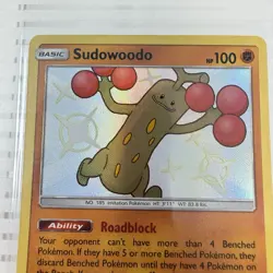 Pokemon TCG Sudowoodo SV20/SV94 SM Hidden Fates 2019 Shiny Vault NM/M - Image 2