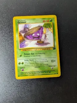 Grimer 57/82 Common Team Rocket Pokemon Unlimited Lightly Played - Image 1