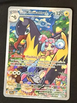 Iono's Kilowattrel 163/159 Illustration Rare Journey Together Pokemon NM - Image 1
