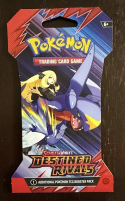 Pokemon TCG Scarlet & Violet Destined Rivals Sleeved Booster Pack Factory Sealed - Image 1