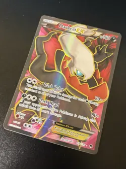 Pokemon Darkrai EX Full Art XY BREAKpoint 118/122 MP Moderately Played - Image 3