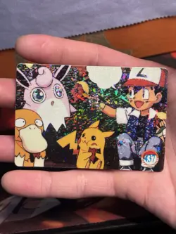 Pokemon Vintage Vending Holo Prism Sticker #437 Pikachu, Psyduck, Wigglytuff - Image 5