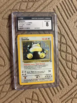 1999 Pokemon Jungle Set SNORLAX HOLO #11/64 CGC 8 NM/MINT Basic - Image 1