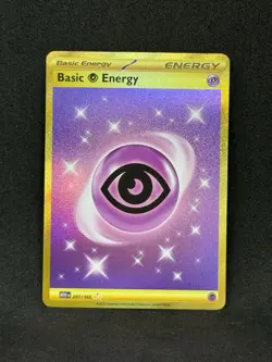 Pokemon Gold Hyper Rare Scarlet & Violet 151 Psychic Energy NM 207/165 - Image 1
