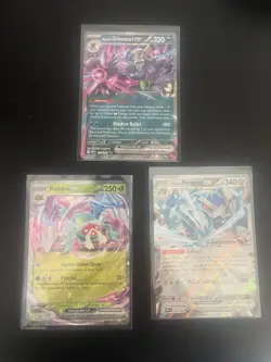 Pokemon TCG Destined Rivals 3x EX Bundle. Inc Grimmsnarl & Metagross - Image 1