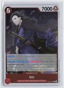 Izo EB01-002 English R Extra Booster: Memorial Collection One Piece Card Game - Image 1