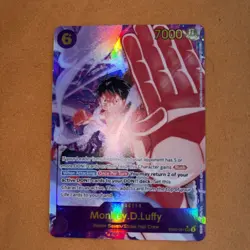 One Piece TCG Monkey D. Luffy EB02-061 Alternative Art Secret Rare - Image 1