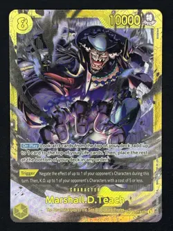 Marshall.D.Teach (119) OP16-119 The Time of Battle Foil One Piece NM - Image 1