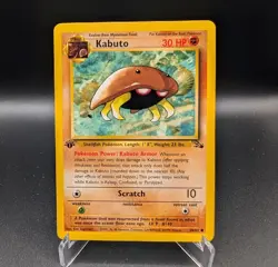 Kabuto - 50/62 - 1st Edition Fossil - NM - Pokemon TCG WOTC Vintage 1999 - Image 1