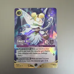 Tinker Bell Snowflake Collector 34/P3 Enchanted Foil Promo Disney Lorcana Top 8 - Image 1