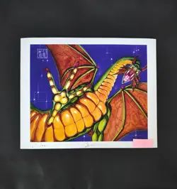 Shivan Dragon Signed Art Print MTG No.PM852 - Image 1