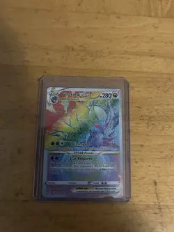 Pokemon TCG Giratina VSTAR Holo Secret Rare Card 201/196 Lost Origin - Image 1