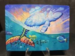 Dreamtide Whale - Art Card - MH3 - NM - MTG- Signed Gold Facsimile Ron Spears - Image 1