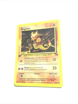 MAGMAR - 39/62 - 1st Edition Fossil - Pokemon Card - LP - Image 1