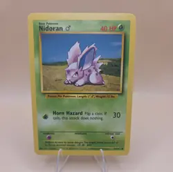 1999 Pokemon Game Base Set #55/102 Nidoran Near Mint Condition - Image 1