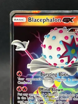 Pokemon TCG Lost Thunder Blacephalon GX Holo Ultra Rare 52/214 LP - Image 2