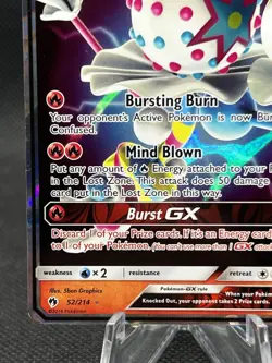 Pokemon TCG Lost Thunder Blacephalon GX Holo Ultra Rare 52/214 LP - Image 5