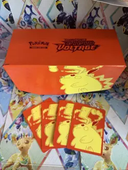 Pokemon EMPTY Elite Trainer Box Vivid Voltage Pikachu + Dividers ETB - Image 1