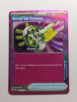 Scoop Up Cyclone 128/131 Prismatic Evolutions Holo Lp Lightly Played Pokemon - Image 1