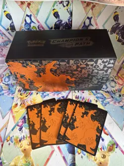 Pokemon EMPTY Elite Trainer Box Champion's Path Charizard + Dividers ETB - Image 1