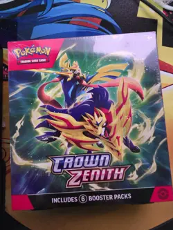 Pokemon TCG Crown Zenith Booster Bundle 6 Pack, New Sealed - Image 1