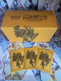 EMPTY Pokemon Sun & Moon Guardians Rising EMPTY Elite Trainer BOX WITH DIVIDERS - Image 1