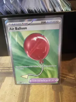 AIR BALLOON Ultra Rare Holo Trainer #166/132 Pokemon Mega Evolution English - Image 1