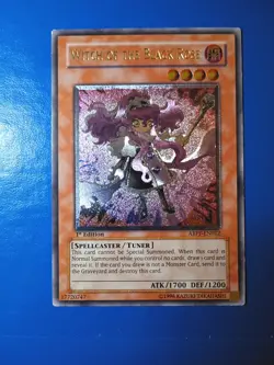 VLP 1st Ed Witch Of The Black Rose ABPF-EN012 Ultimate Rare Yugioh! (Tracked) - Image 1