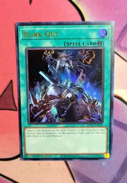 Yugioh Blink Out MP25-EN200 Ultra Rare NM 1st Ed - Image 1