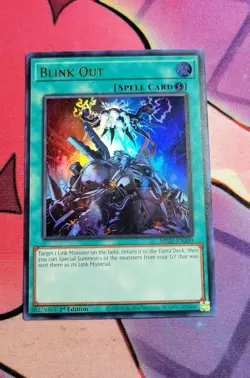 Yugioh Blink Out MP25-EN200 Ultra Rare NM 1st Ed - Image 2