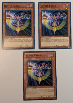 Yugioh TCG - 3x Battle Fader - YS18-EN019 - NM/LP -1st Edition Common - 2018 - Image 1