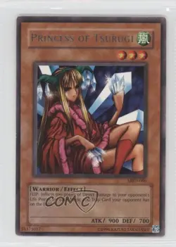 Princess of Tsurugi (R) Unlimited YuGiOh Metal aiders #MRD-086 2002 READ - Image 1