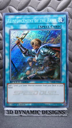 | Yugioh Reinforcement of the Army SBCB-EN160 Secret Rare NM 🔥 | - Image 1