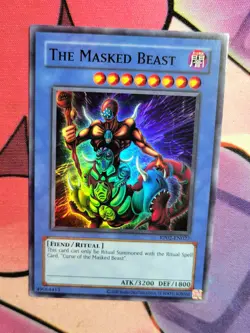 The Masked Beast RP02-EN027 Super Rare Repint NM Yugioh - Image 2