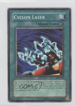 Cyclon Laser 1st Ed. YuGiOh Labyrinth of Nightmare #LON-095 2003 READ - Image 1