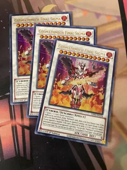 YUGIOH - GEOMATHMECH FINAL SIGMA X3 - ULTRA RARE - GFP2 - 1ST ED - NM - Image 1