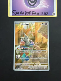 Mimikyu 075 Sv: Scarlet & Violet Promo Cards Illustration Rare Pokemon Card - Image 1