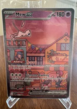 Pokemon TCG Mew EX SVP053 151 Black Star Promo Card, Sealed NM Condition - Image 1
