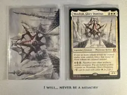 Mondrak, Glory Dominus Phyrexia: All Will Be One Regular + Mondrak Art Card NM - Image 1