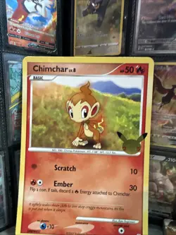 JUMBO/OVERSIZED/LARGE Chimchar - 76/130 - 25th Anniversary Promo - Pokemon Card - Image 1